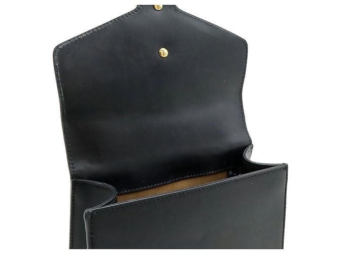 Borsa Mini Catena Gucci Sylvie Web Ribbon Nero - vista 5