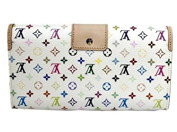 Portafoglio Lungo Monogramma Sarah di Louis Vuitton Bianco - vista 2