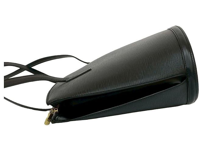 Louis Vuitton Saint Jacques Epi-Leder Tote Bag Schwarz - Ansicht 6