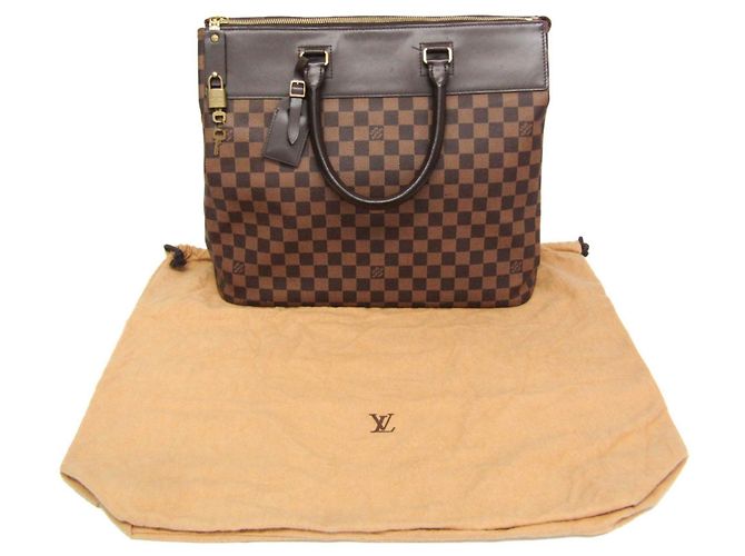 Greenwich Borse da viaggio in tela Monogram marrone Louis Vuitton - vista 2