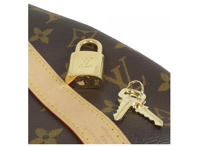 Borsa Boston Monogram Speedy Bandoulière Louis Vuitton Marrone - vista 3