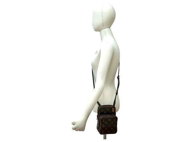 Mini borsa a spalla in pelle Monogram Amazon di Louis Vuitton Marrone - vista 3