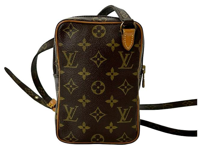 Mini borsa a spalla in pelle Monogram Amazon di Louis Vuitton Marrone - vista 4