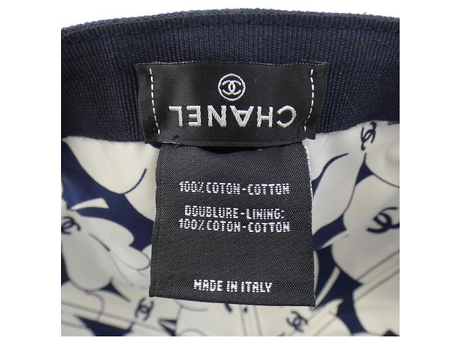Cappellino in cotone Chanel Blu - vista 3