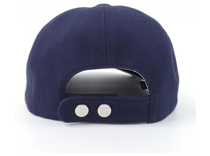 Cappellino in cotone Chanel Blu - vista 4