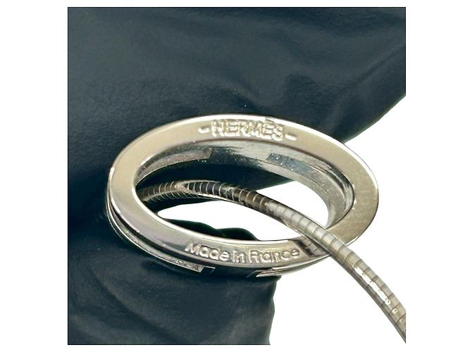 Collar Hermès Caged d'H H Cube en Plata 925 Metálico - vista 3