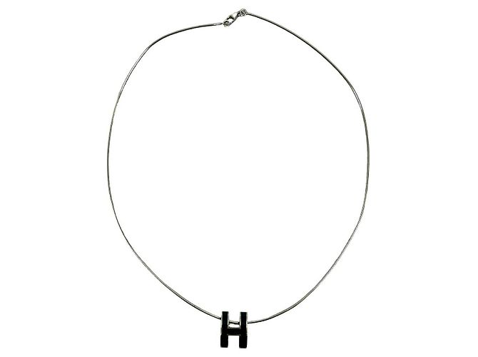 Collar Hermès Caged d'H H Cube en Plata 925 Metálico - vista 6