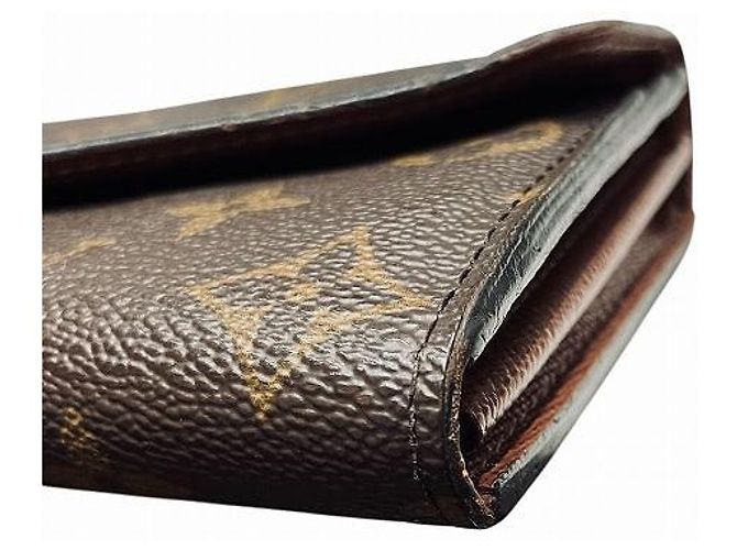 Portafoglio Lungo Monogramma Sarah di Louis Vuitton Marrone - vista 8