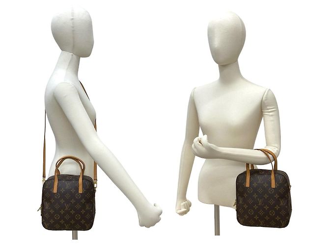 Borsa 2 in 1 Monogram Spontini di Louis Vuitton Marrone - vista 3