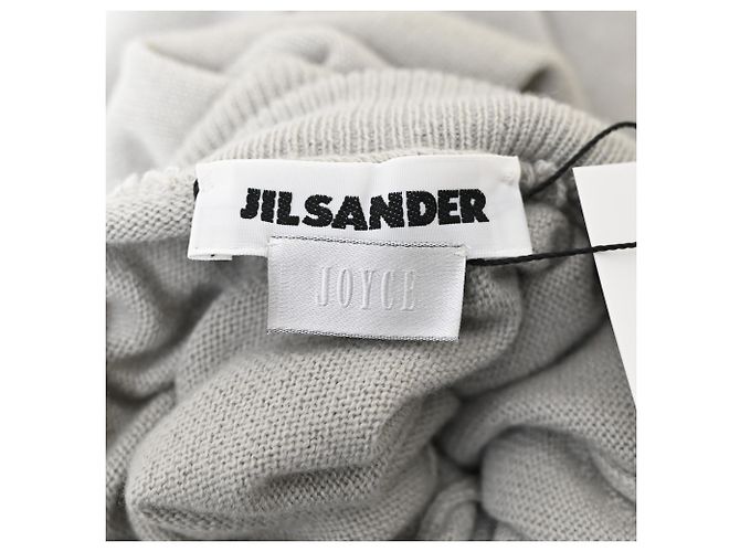 Pull col roulé Jil Sander en cachemire gris - vue 4