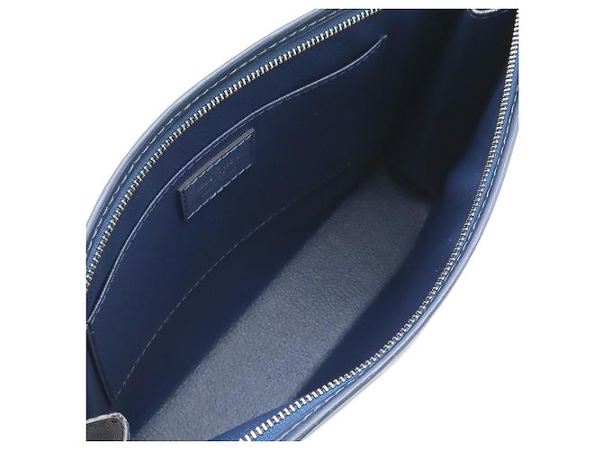 Pochette Toilette 26 Epi di Louis Vuitton Blu - vista 5