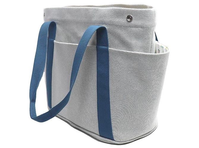 Bolso Tote de Lona Cabriole de Hermès Azul - vista 2