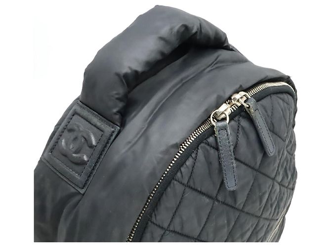 Mochila de nylon y cuero Coco Cocoon de Chanel Negro - vista 6