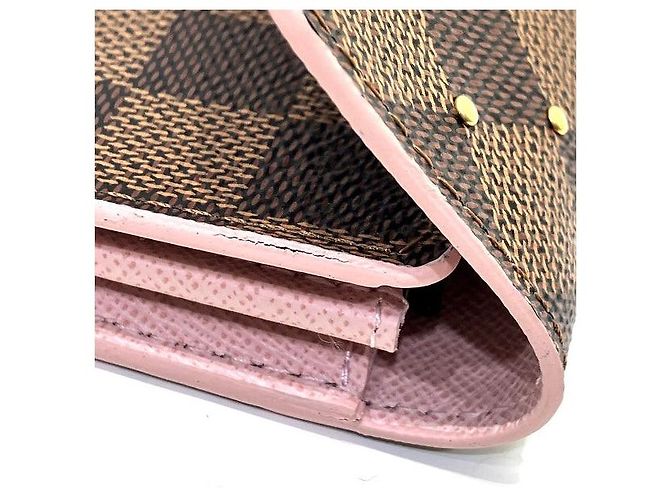 Carteira Sarah Damier Louis Vuitton Marrom - vista 8