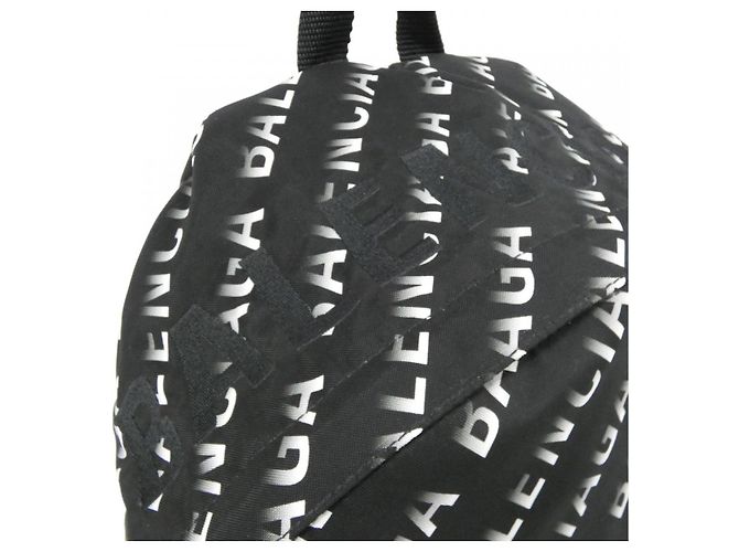 Sac à dos en nylon Wheel de Balenciaga Noir - vue 4