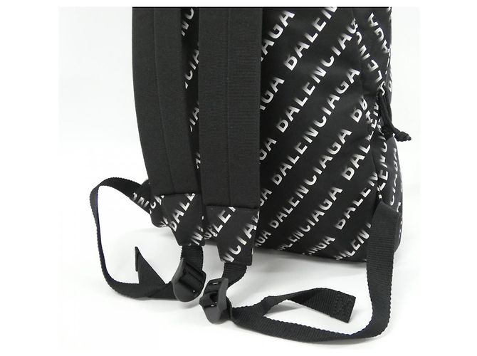 Sac à dos en nylon Wheel de Balenciaga Noir - vue 7
