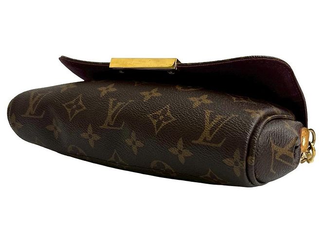Borsa 2 in 1 Monogram Favorite PM di Louis Vuitton Metallico Bronzo - vista 9