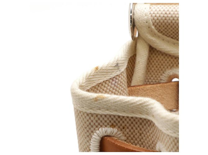 Bolsa 2 em 1 Herbag PM Toile Officier da Hermès Marrom - vista 7