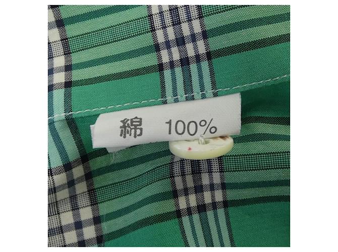 Autre Marque Camisa de algodón Giannetto Verde - vista 3