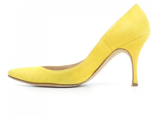 Manolo Blahnik Pumps Gelb - Ansicht 2