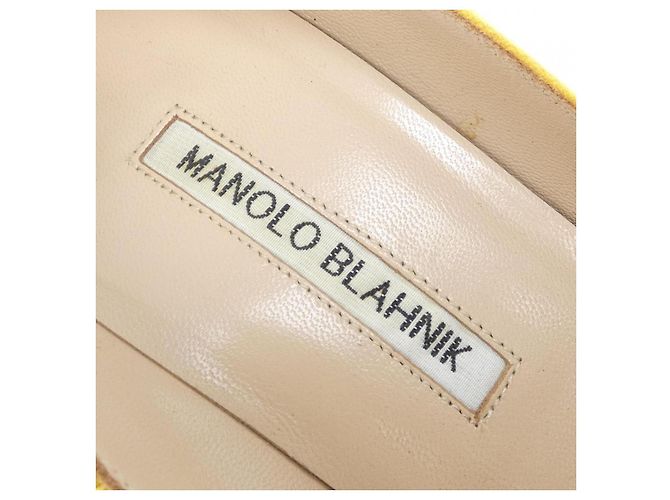 Manolo Blahnik Pumps Gelb - Ansicht 6