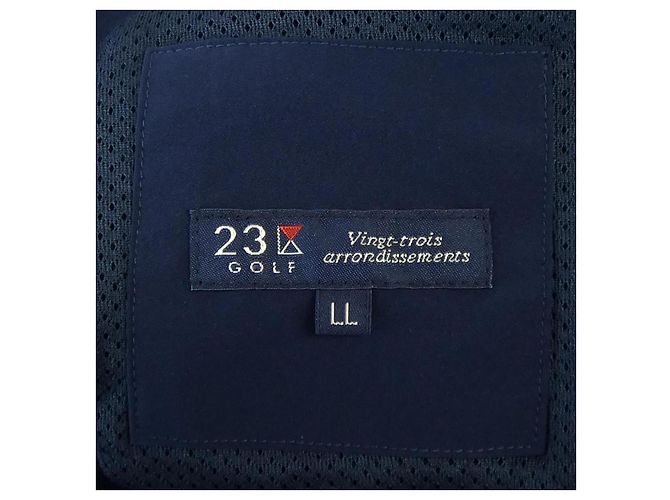 Autre Marque 23ku GOLF Jacke Blau Marineblau - Ansicht 4