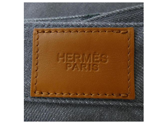 Jeans Hermès Marrone - vista 6