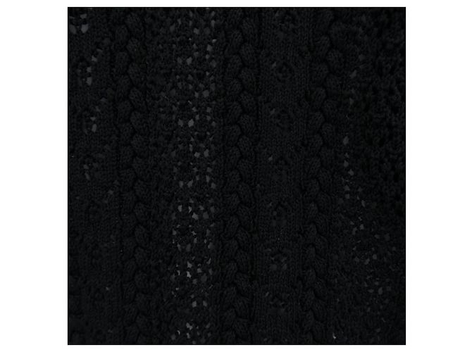 Top de punto Chanel Negro - vista 8