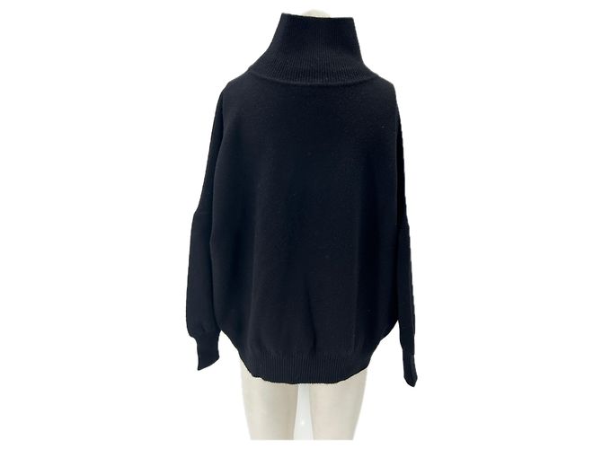 Leetha Schwarzer Pullover aus Kaschmir - Ansicht 2