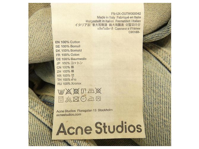 Jaqueta de denim Acne Studios FN-UX-OUTW000042 - vista 3