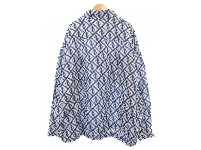 Fendi Hemd Weiß Blau - Ansicht 2