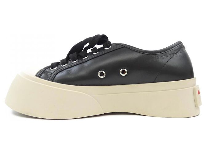 Marni Lederschuhe Schwarz Beige - Ansicht 2