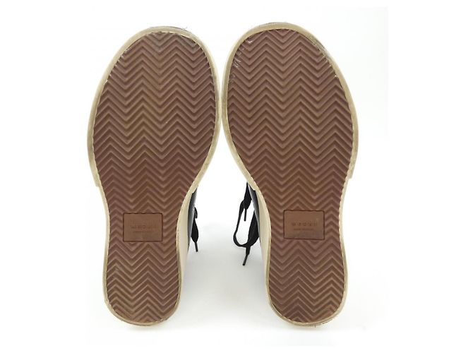 Marni Lederschuhe Schwarz Beige - Ansicht 4