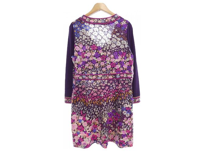 Autre Marque Tunika Floreale Leonard Fashion Rosa Porpora - vista 2