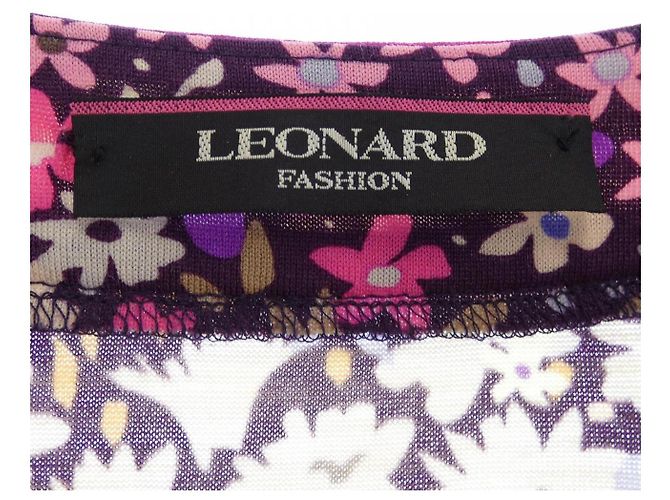 Autre Marque Tunika Floreale Leonard Fashion Rosa Porpora - vista 4
