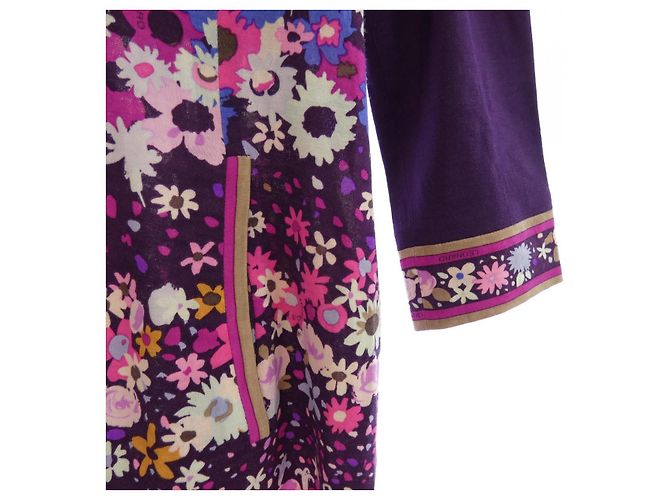 Autre Marque Tunika Floreale Leonard Fashion Rosa Porpora - vista 6