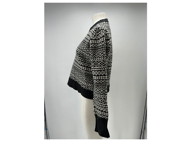 Autre Marque Pull en laine gris BRORA - vue 4