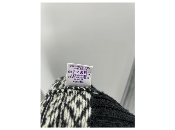 Autre Marque Pull en laine gris BRORA - vue 7