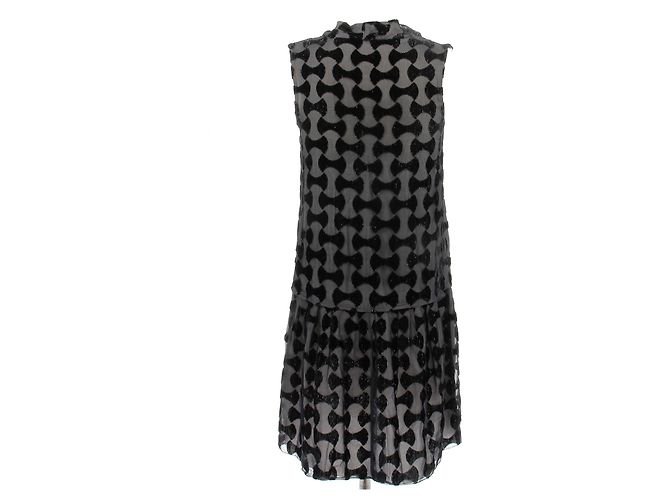 Miu Miu Kleid aus schwarzer Viskose - Ansicht 2