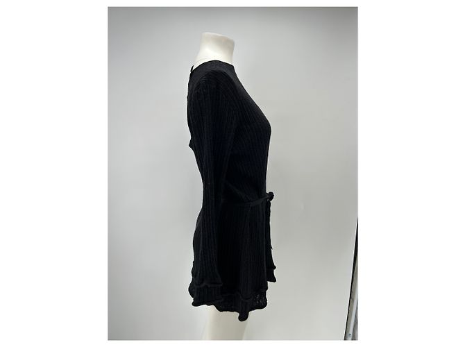 Autre Marque DISSH Schwarzes Leinenkleid - Ansicht 3