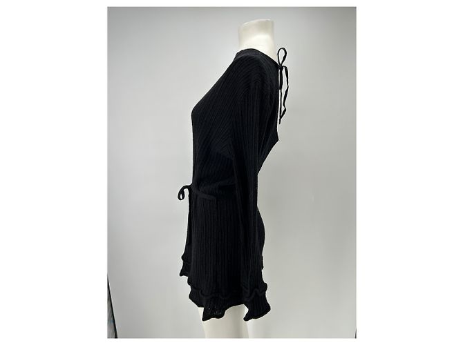 Autre Marque DISSH Schwarzes Leinenkleid - Ansicht 4