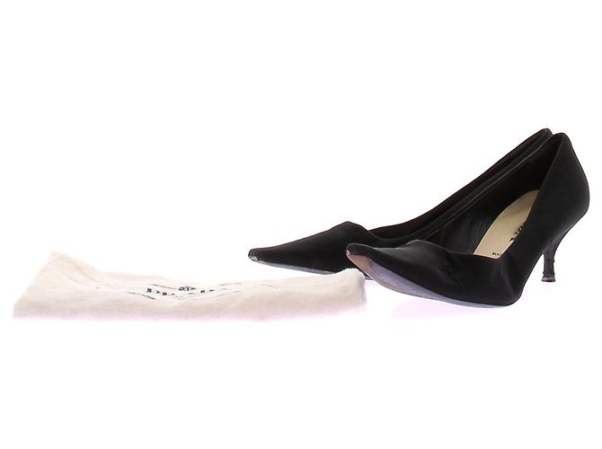 Décolleté Prada in pelle nera taglia 37 Nero - vista 7