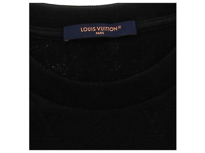 Louis Vuitton T-shirt nero con monogramma - vista 5