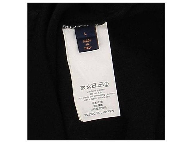 Louis Vuitton T-shirt nero con monogramma - vista 7