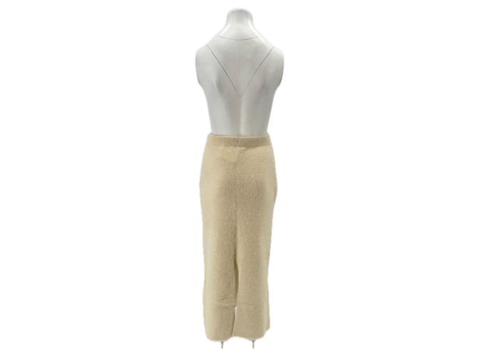 Falda beige de poliéster By Malene Birger - vista 2