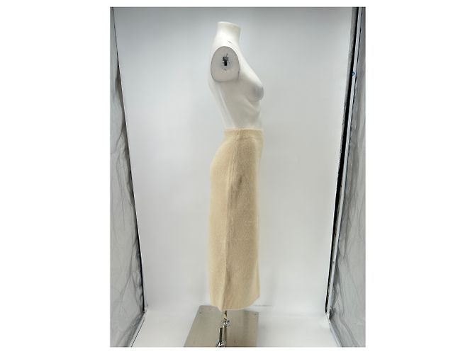 Falda beige de poliéster By Malene Birger - vista 3