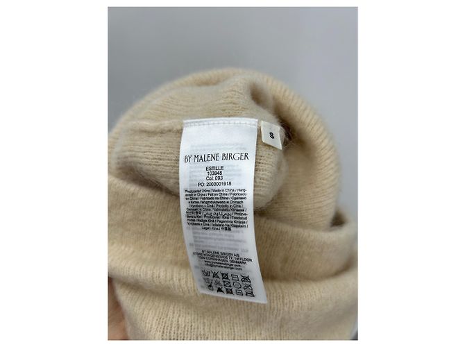 Falda beige de poliéster By Malene Birger - vista 7