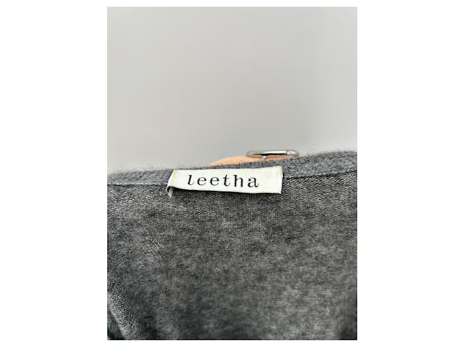 Leetha Suéter gris de cachemira - vista 5