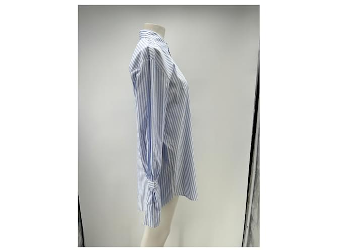 Autre Marque Camicia a righe blu e bianca - vista 3