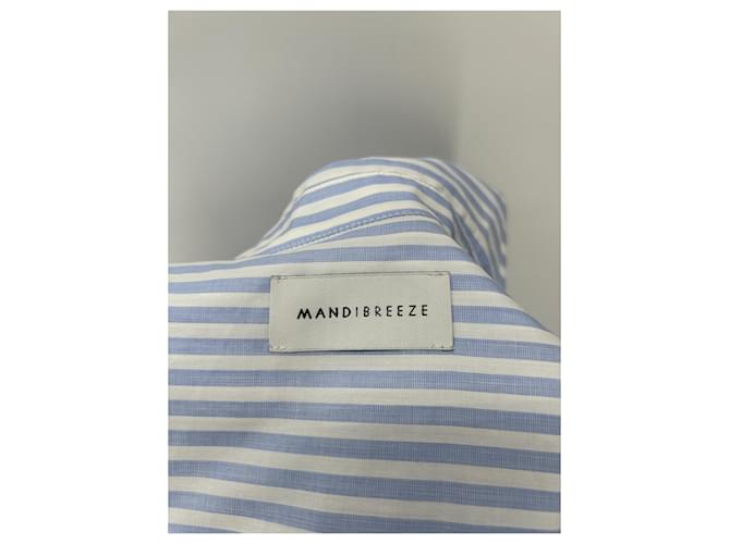 Autre Marque Camicia a righe blu e bianca - vista 5